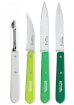 Zestaw noży kuchennych Essentials Primavera Box Set Opinel zielony