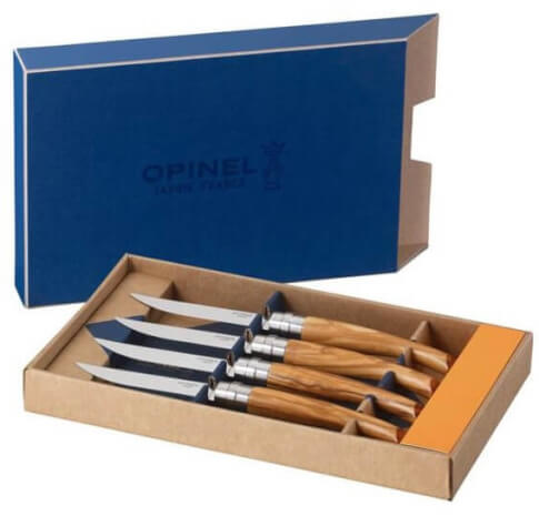 Zestaw noży Table Chic Olive 4 szt Opinel