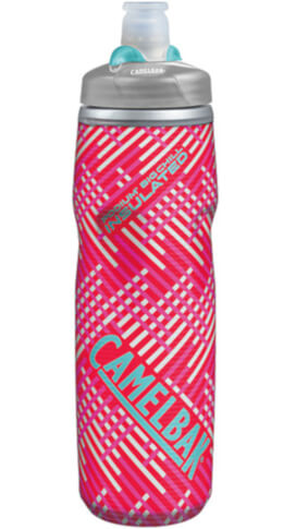 Bidon rowerowy Podium Big Chill 750 ml z podwójną konstrukcją ścian Camelbak różowo srebrny