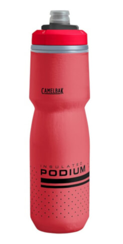 Bidon rowerowy Podium Chill 710 ml z podwójną konstrukcją ścian Camelbak czerwony