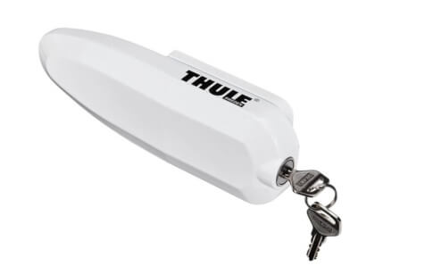 Zamek zabezpieczenie do drzwi Universal Lock White Double Pack Thule