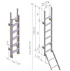 Drabinka składana podwójna Ladder DeLuxe 11 Steps Double Thule
