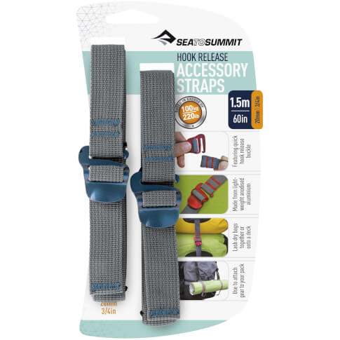 Pasy z hakami Accessory Strap with Hook Buckle 20mm 1,5m Sea To Summit