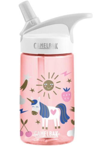 Butelka dziecięca Camelbak Eddy Kids 400ml różowa w jednorożce