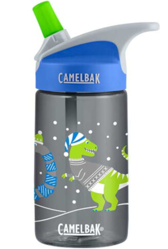 Butelka dziecięca Camelbak Eddy Kids 400ml czarna w dinozaury