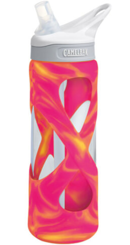 Butelka Camelbak Eddy Glass o pojemności 0,7L różowo pomarańczowa