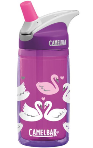 Butelka dziecięca Camelbak Eddy Kids Insulated 400ml z izolacją fioletowe łabędzie