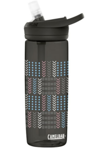 Butelka turystyczna Eddy+ 600ml Camelbak czarna ze wzorem