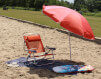 Parasol plażowy Beach Umbrella UPF 50+ Orange  EuroTrail