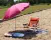 Parasol plażowy Beach Umbrella UPF 50+ Pink EuroTrail