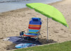 Parasol plażowy Beach Umbrella UPF 50+ Green EuroTrail