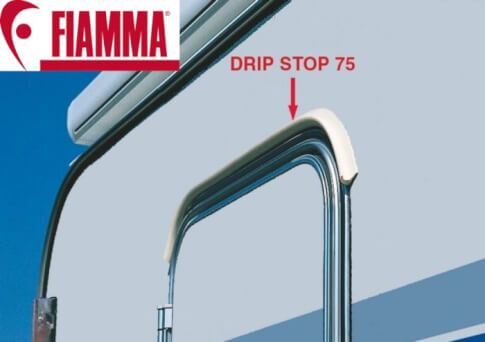 Uszczelka gumowa rynienka Drip Stop 75 Grey Fiamma