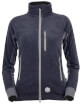 Damski polar Milo Anas Lady czarny Polartec 100 Micro szare zamki