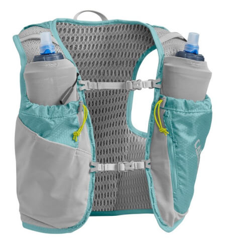 Damska wentylowana kamizelka biegowa Women’s Ultra Pro Vest XS z dwoma bidonami Quick Stow Flask 500ml Camelbak