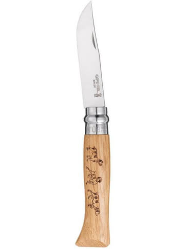 Składany nóż Inox Animalia oak Dog No 08 OPINEL