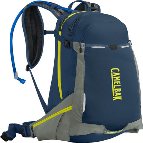 Wentylowany plecak rowerowy H.A.W.G. LR 20 z bukłakiem Crux Lumbar 3 L niebieski Camelbak