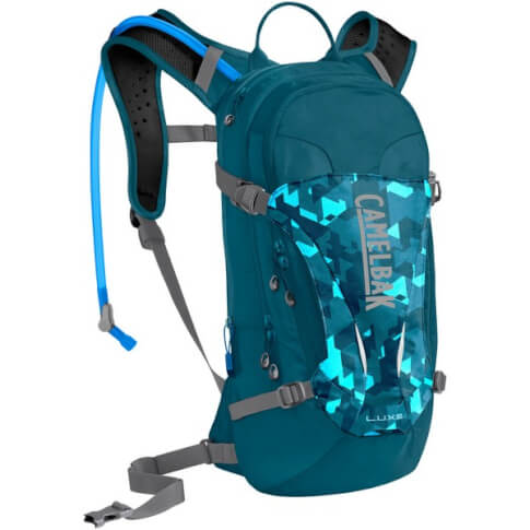 Damski plecak rowerowy z systemem nawadniania L.U.X.E 100 oz z bukłakiem Crux 3L morski Camelbak