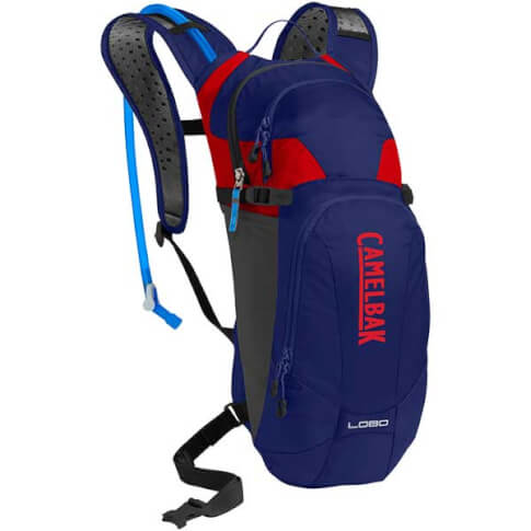 Lekki plecak rowerowy z systemem nawadniania Lobo 100 oz z bukłakiem Crux 3 L fioletowy Camelbak