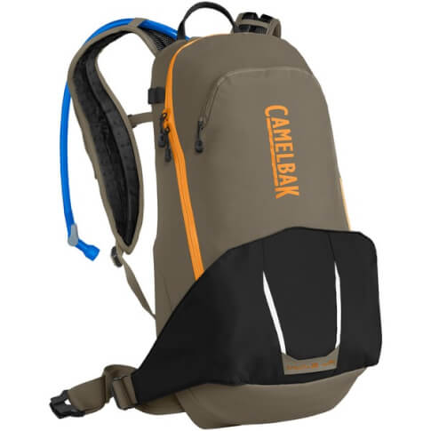Praktyczny plecak rowerowy z systemem nawadniania M.U.L.E. LR 15 z bukłakiem Crux Lumbar 3 L oliwkowy Camelbak