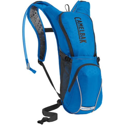 Praktyczny plecak rowerowy Ratchet 100 oz z bukłakiem Crux 3L błękitny Camelbak