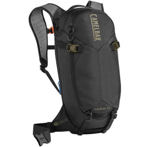 Bezpieczny plecak rowerowy z ochraniaczem T.O.R.O. PROTECTOR 14 czarny Camelbak 