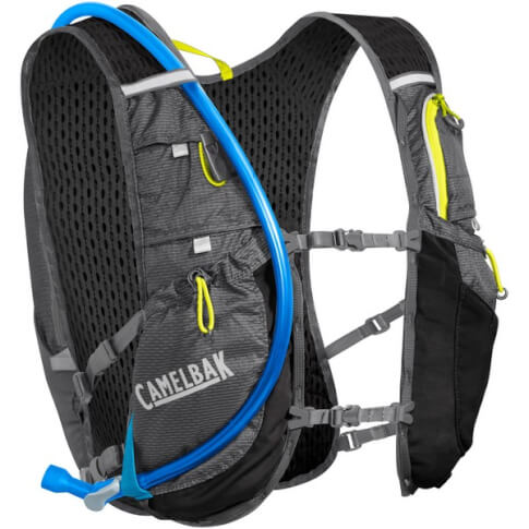 Wentylowana kamizelka biegowa Ultra 10 Vest 70 oz z bukłakiem Crux 2 L szara Camelbak