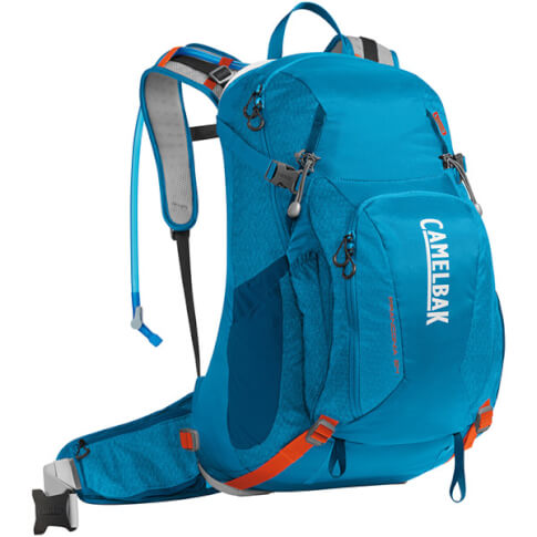 Plecak trekkingowy z systemem nawadniania Franconia LR 24 100 oz z bukłakiem Crux Lumbar 3 L niebieski Camelbak