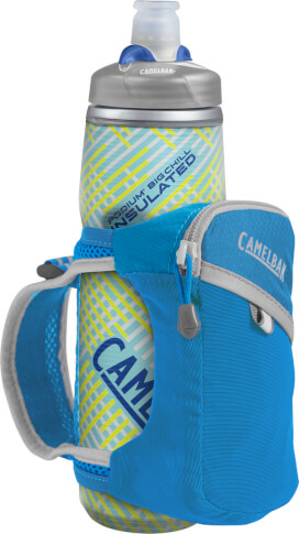 Uchwyt dla biegaczy Quick Grip Chill z bidonem Podium Chill 600 ml niebieski Camelbak