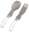 Sztućce turystyczne niezbędnik Folding Alloy Cutlery Set Robens