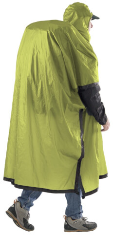 Wszechstronne poncho Ultra-Sil Nano Tarp Poncho limonkowy Sea To Summit