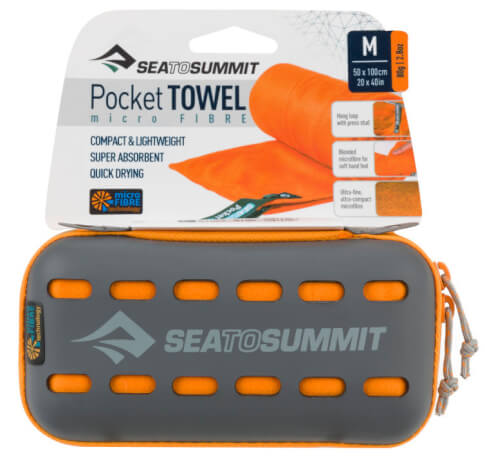 Ręcznik szybkoschnący 50x100 Pocket Towel M pomarańczowy Sea To Summit