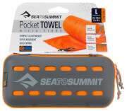 Ręcznik szybkoschnący Pocket Towel L Sea To Summit 60 x 120 pomarańczowy