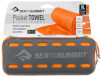 Ręcznik szybkoschnący 75x150 pomarańczowy Pocket Towel XL Sea To Summit