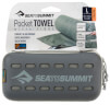 Ręcznik szybkoschnący 60x120 Pocket Towel L szary Sea To Summit