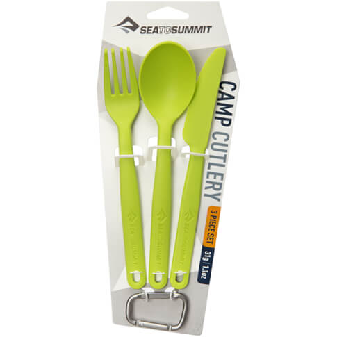 Zestaw sztućców Camp Cutlery Set limonkowy Sea To Summit