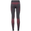 Spodnie sportowe Bottom Pant Performance Warm Odlo szaro czerwone