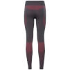 Spodnie sportowe Bottom Pant Performance Warm Odlo szaro czerwone