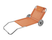 Wózek i leżak plażowy 2 w 1 Pier Orange Easy Camp