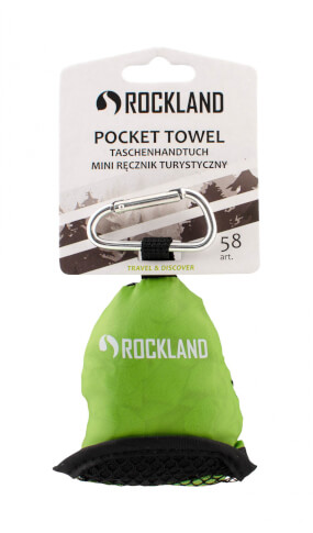 Mini ręcznik szybkoschnący 40x40 zielony Rockland