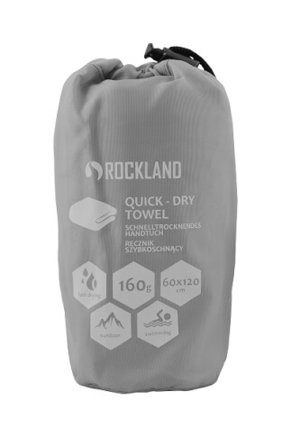 Ręcznik szybkoschnący 40x80 Gray S Rockland
