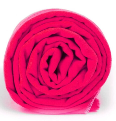 Antybakteryjny ręcznik szybkoschnący 70x140 XL różowy Dr Bacty 