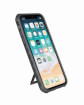 Uchwyt na telefon iPhone XR Ridecase Topeak czarny szary