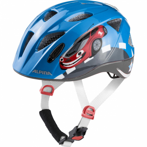 Kask dziecięcy rowerowy Ximo Flash Red Car Alpina