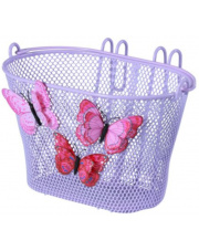 Dziecięcy koszyk rowerowy przedni Jasmin Basket Basil butterfly 