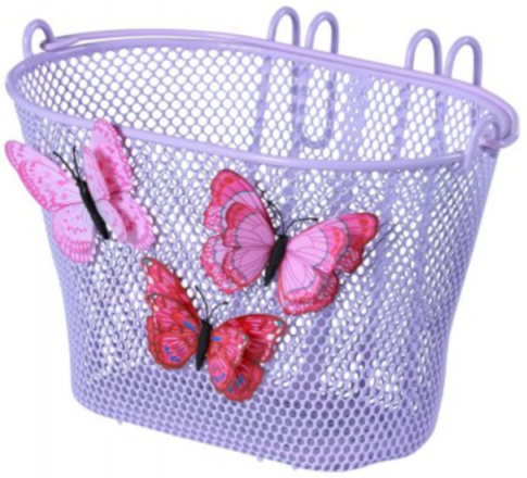 Dziecięcy koszyk rowerowy przedni Jasmin Basket Basil butterfly 