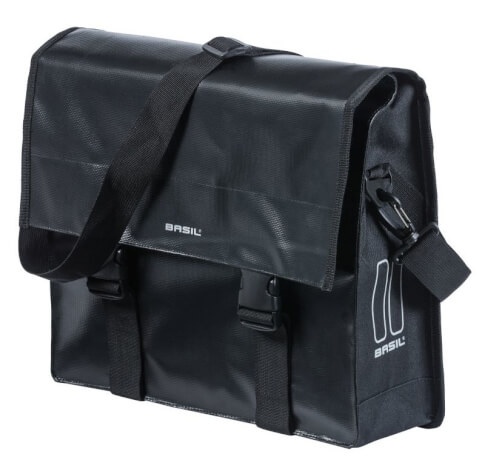 Miejska torba z mocowaniem do roweru Urban Load Torba Messenger Bag 17L czarna Basil