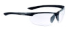 Odporne okulary rowerowe Draff black matt szkło clear S0 Alpina 