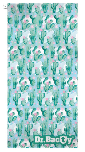 Antybakteryjny ręcznik szybkoschnący 70x140 XL Kaktus Dr Bacty