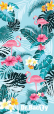 Antybakteryjny ręcznik szybkoschnący 70x140 XL Tropical Dr Bacty
