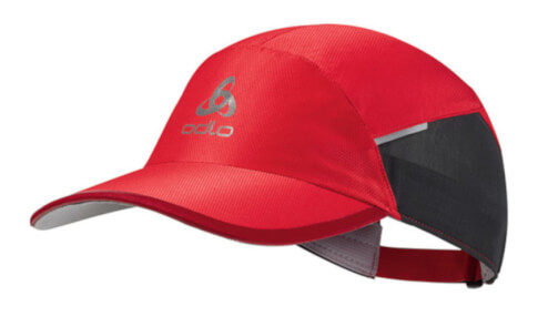 Lekka czapka z daszkiem Odlo Cap Fast & Light C/O czerwona